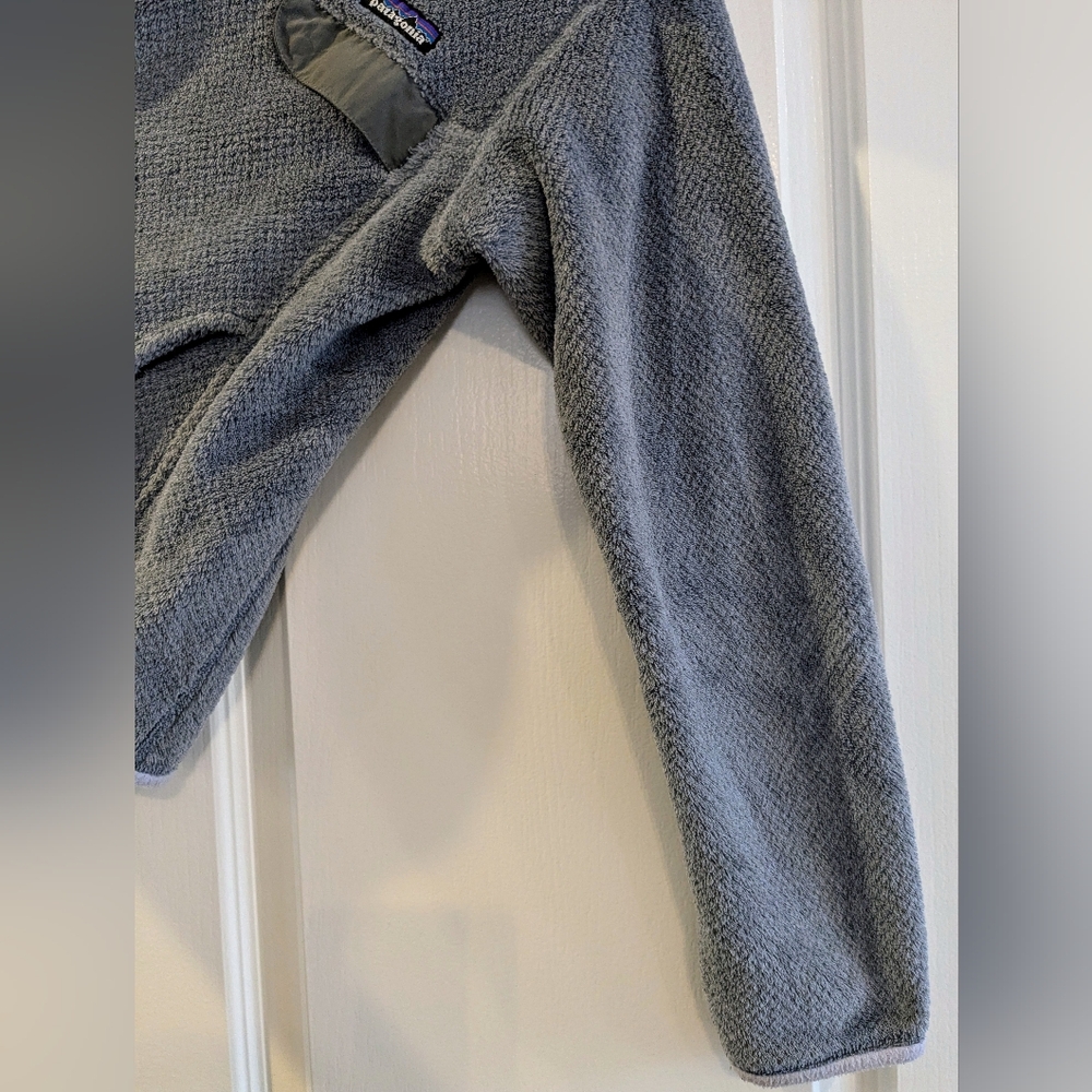 Patagonia Re-Tool Snap T Fleece Pullover Sweatshirt Gray Gorpcore Womens Size S - Picture 7 of 14